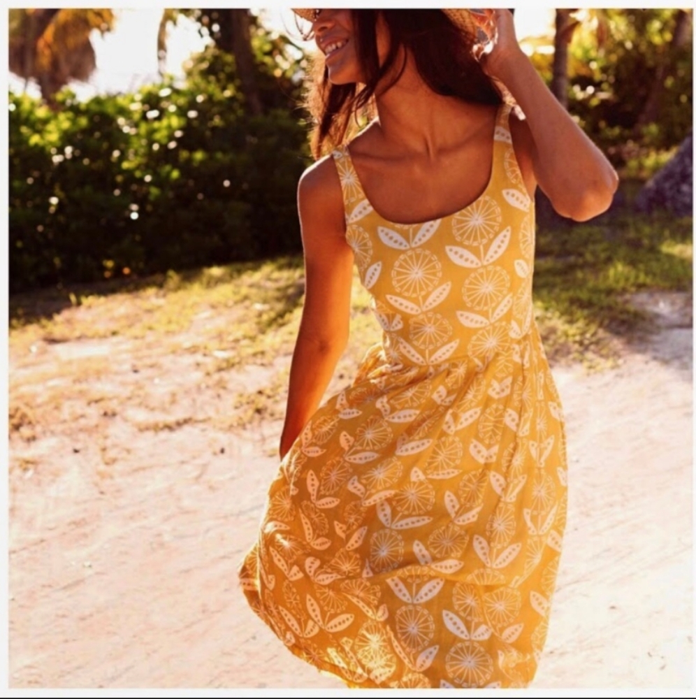 Anthropologie💕Boden Nancy Print Floral Dress 8